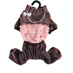 Комбинезон для собак Ожерелье шоколад размер XL PetFashion