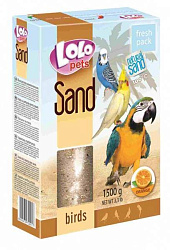 LoLo Pets Natural sand Песок для птиц с апельсинами 1,5кг