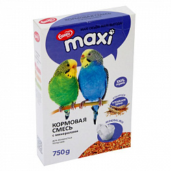 Ешка Maxi кормовая смесь корм для попугаев волистных минерал 750гр