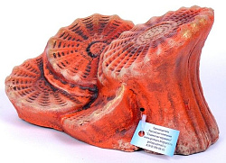 Грот "Камень для черепах малый", керамический,  21 х 11 х 8 см, коричневый 9699482