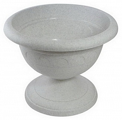 Вазон Колывань низкий 3,4л. 26см мрамор (С145М)