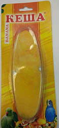 Минеральный камень для птиц Кеша панцирь каракатицы 12см банан