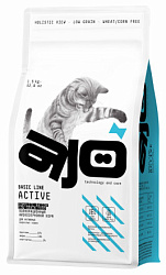 AJO Cat Аctive корм сухой для кошек взрослых с индейкой 1,5кг