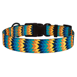 Ошейник для кошек Нейлон Зигзаг MLC-29 жёлтый