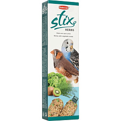 Лакомство для попугаев Padovan Stix Herbs палочки антистресс с травами 80г