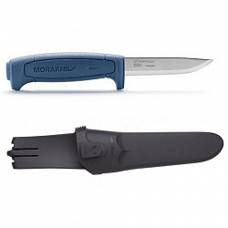 Нож Morakniv Basic 546 нерж.сталь, синяя ручка