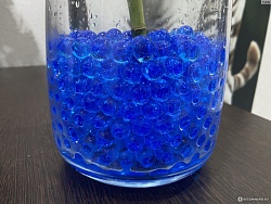 Грунт  БиоМастер декоративный голубой 0,5 л(гидрогель)