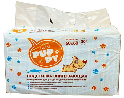 Пеленки впитывающие для животных MY PUPPY 60*60 30шт