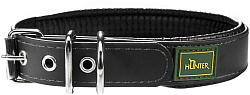 Hunter Convenience Comfort 65 Ошейник для собак (52-60 см) /2,5 см, водоотталкивающий, мягкая горловина, чёрный