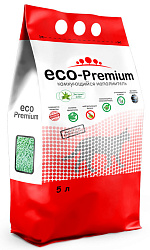 ECO-Premium Алоэ древесный комкующийся наполнитель 5л 1,9кг