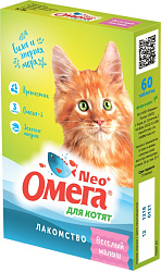 Омега Neo+ Веселый малыш для котят 60 таблеток