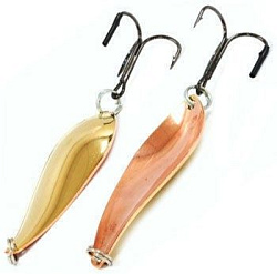 Блесна колеблющаяся Атом-2 13гр. латунь-медь