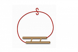 Качели для птиц круглая малая (8534)