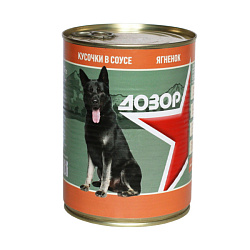 Дозор консервы для собак с ягнёнком 970гр