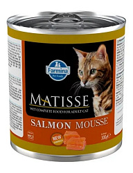 Farmina Matisse Salmon Mousse консервы для кошек взрослых мусс с лососем 300гр