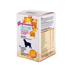 Фармавит Актив для собак Красота и здоровье шерсти 120 таблеток