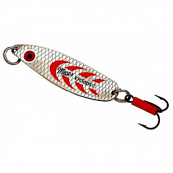 Блесна Mepps колеблющаяся SYCLOPS №1 12гр. SILVER/Red (на подложке)