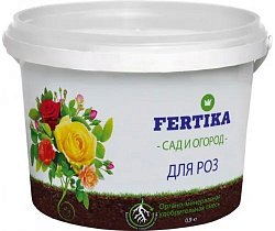 Fertika органо-минеральное удобрение Розы 900гр ведро NPK 8-6-10
