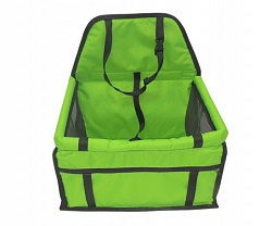 Сумка переноска в автомобиль ZooМoDa 32*40*23см вид 1 салатовая 