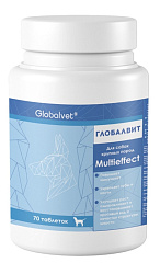 Глобалвит Мультиэфект для собак крупных пород 70т
