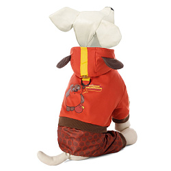 Комбинезон-дождевик "Сладкий медвежонок" L, терракотовый, длина изделия по спинке 35см СОЮЗМУЛЬТФИЛЬМ Triol