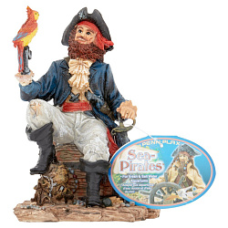 Грот Пират с попугаем РР907 18см