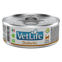 Farmina Vet Life Cat Diabetic консервы для кошек при диабете 85гр