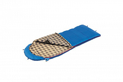 Спальный мешок BTrace Duvet правый серый/синий