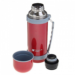 Термос 1200мл "Penguin" сохраняет тепло 24ч, 10*29см, микс