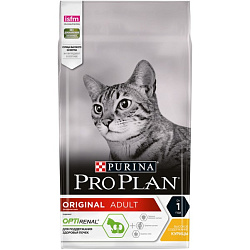 Pro Plan Cat Adult корм сухой для кошек взрослых с курицей 1,5кг
