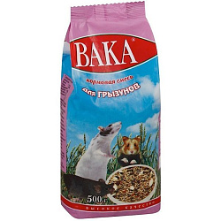 Вака кормовая смесь корм для грызунов 500гр