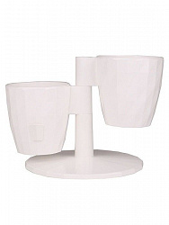 Горшок КАСКАД Ruby белый из 2-ух горшков