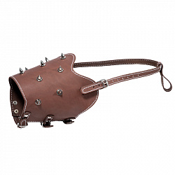 Намордник кожа с шипами 2XL 170*160*140мм