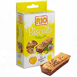 Лакомство для попугаев RIO Бисквиты с полезными семенами 5*7г