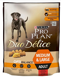 Pro Plan Adult Medium & Large Duo Delice корм сухой для собак взрослых средних и крупных пород с говядиной 2,5кг