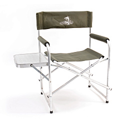 Кресло складное базовый вариант со столиком алюминий, AKS-04