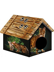 Дом PerseiLine Дизайн 33*33*40см бенгальский кот