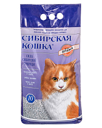 Сибирская Кошка Прима комкующийся наполнитель 10л