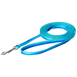 Поводок с карабином лента 10 мм*3 м (СИНЕ-ГОЛУБОЙ)