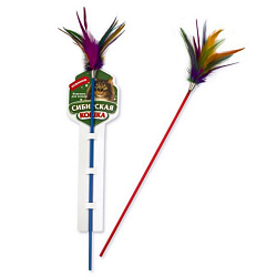 Дразнилка для кошек Мистер Алекс с перьями