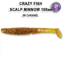 Виброхвост Crazy Fish Scalp Minnow 100mm 18-100-9