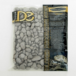 Грунт Галька цветная серая 800г 8-12мм 1198702
