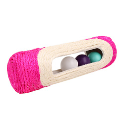 Игрушка для кошек Когтеточка с мячиками  ИУ37 Уют