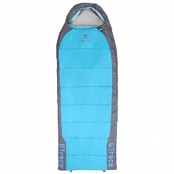 Спальный мешок BTrace Hover правый серый/синий