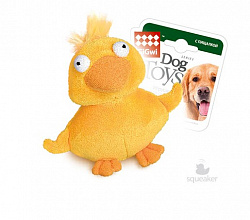 Игрушка для собак GiGwi Утка с пищалкой 11 см. 75020