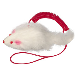 Игрушка для кошек Мышь на пружине SH09 70-75мм Triol