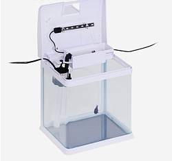 Аквариум SeaStar HX-240ZF 12л белый с лампой LED двухцветный 2813297