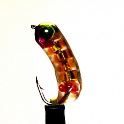 Мормышка Reflex Ручейник 0,6гр Золотой волфр. арт.61007