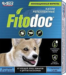 Капли на холку Fitodoc для собак 10-25кг  1,5мл