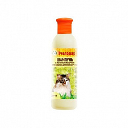 Шампунь Pchelodar для кошек длинношерстных маточное молочко 250мл